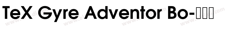 TeX Gyre Adventor Bo字体转换